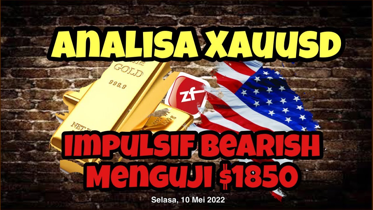 Analisa Teknikal XAUUSD hari ini‼️Daily Forecast, tgl 10 Mei 22